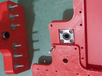 holder for shaft 8mm on glass 10mm  Free 3D model
