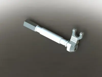 Shaft to ball Free 3D model