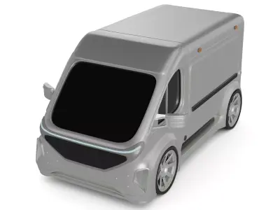 Delivery Van 3D model order