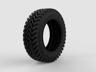 tire model Low-poly 3D model