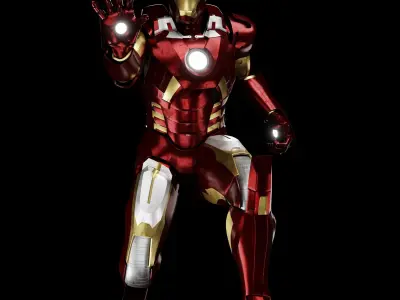 Iron Man Mark 7 Free 3D model