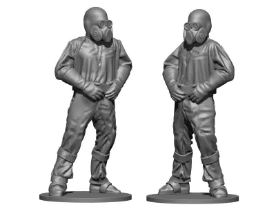 Hazmat suit 3D print model buy