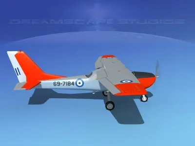 Cessna T-41 Mescalero Greece 3D model