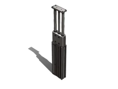 Cilindro Pneumatico SMC MGPM40 300Z Guided Pneumatic Cylinder 3D model