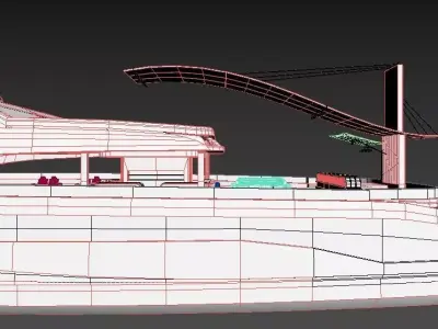 Super Yacht Club v5 - FINAL Low-poly 3D model