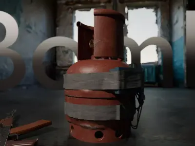 Propane Handmade Bomb 3D model