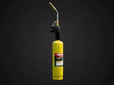 Propane Torch Low-poly 3D model purchase