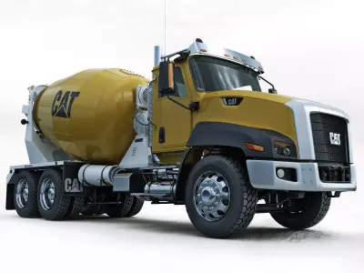 Truck Mixer Concrete 3D model