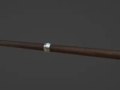 Battle axe 3D model 2
