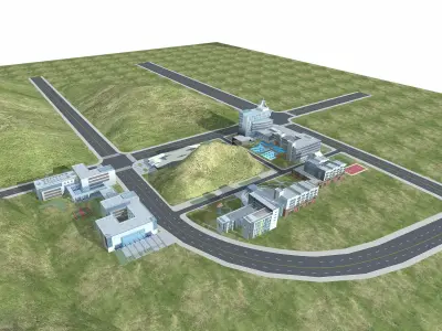 Office Building 3D model 186