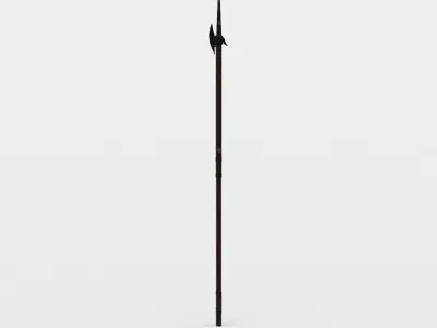 Axe sword with handle Low-poly 3D model buy