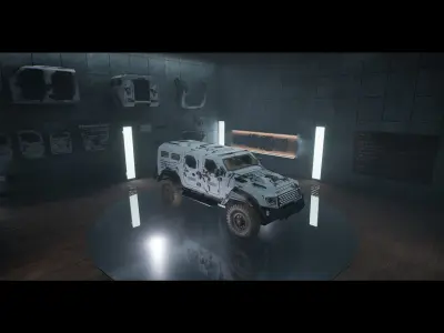 Custom Military Vehicles - Props - CMV Full Pack Low-poly 3D model