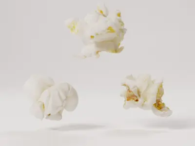 Popcorns - Var01 3D model