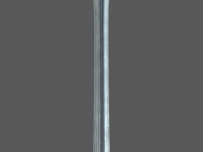 sword silver 3D model