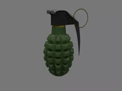 Grenade Low-poly 3D model shop