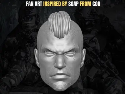 Soap Collection  Fan Art Heads 3D print model