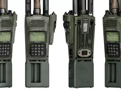 ANPRC 163 RADIO Low-poly 3D model