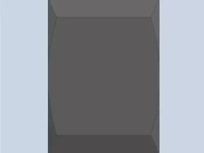 Hexagonal Nut M16 3D model