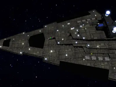STAR WARS - VICTORY CLASS STAR DESTROYER - VSDI 3D model