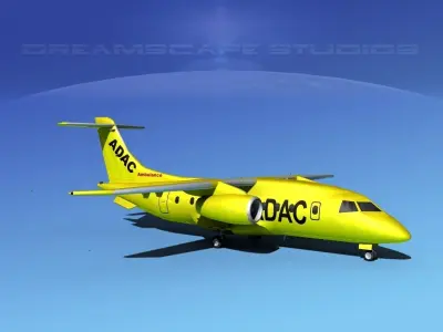 Dornier 328Jet ADAC 3D model