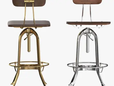 Bar Chair Toledo 3D model