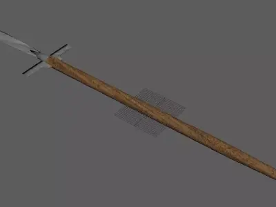 Roman Spear Low-poly 3D model