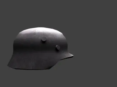 M1940 Wehrmacht Stahlhelm Low-poly 3D model
