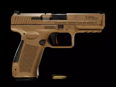 Canik TP9SF Low-poly 3D model