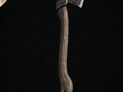 Forest Axe - Diorama Miniature Tabletop - Lumberjack 3D print model