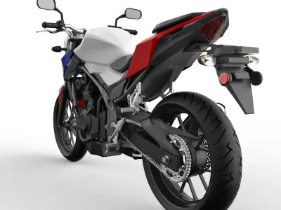 Honda CB500 f 2017 3D model