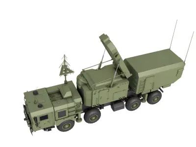 92N6E Grave Stone Radar 3D model purchase