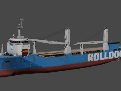 Heavy Load Carrier  Low-poly 3D model