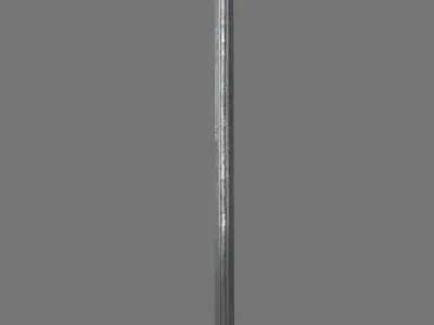 Sword Low-poly 3D model 17