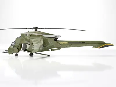 Helicopter assault prototype 3D model