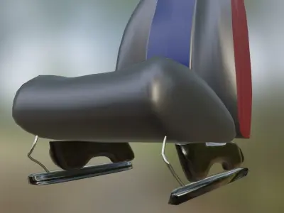 Car seat Free 3D model 3