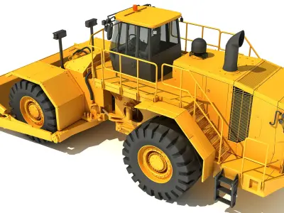 Wheel Dozer 3D model purchase