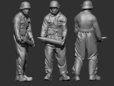  USA Mechanic  3D print model