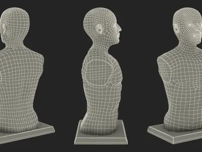 Ballistic Gel Dummies Collection 3D model