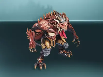 The Abyssal Harbinger of Eternal Nightmares 3D model