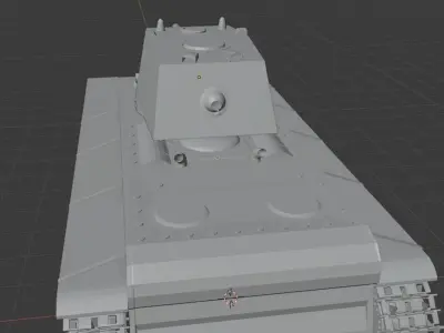 USSR tank KV 1  3D model