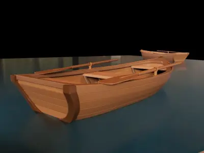 Small Boat Free 3D model