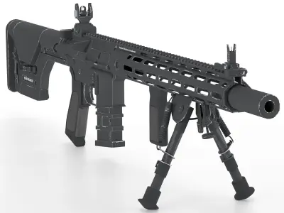A and K Specialized DMR4 Low-poly 3D model