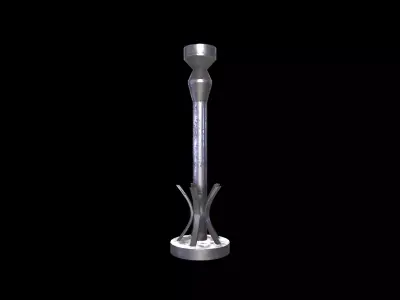 Old Candle Low-poly 3D model purchase