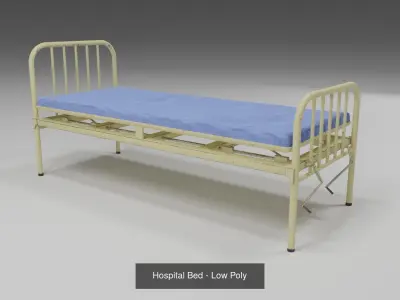Hospital Furniture - Low Poly - Pack