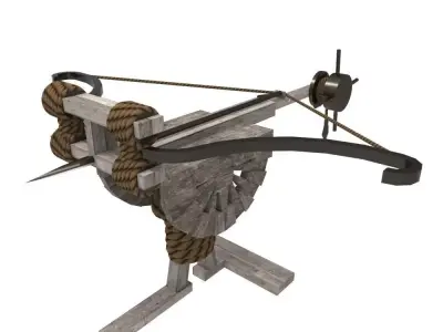 Ballista Low-poly 3D model buy