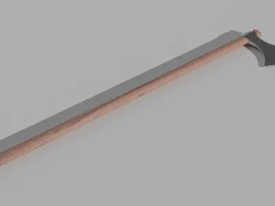Dane Axe Low-poly 3D model