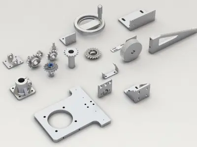 Engineering Parts V2 3D model