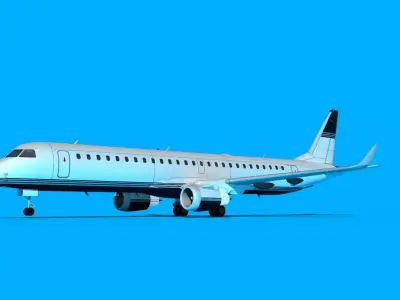 Embraer Emb-190 Corporate 1 3D model