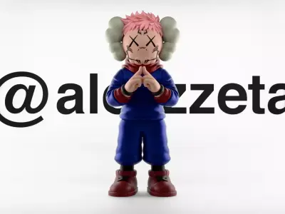 Kaws Yuji Itadori Jujutsu Kaisen Textured 3D model