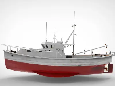 Fishing Ship 3D model purchase